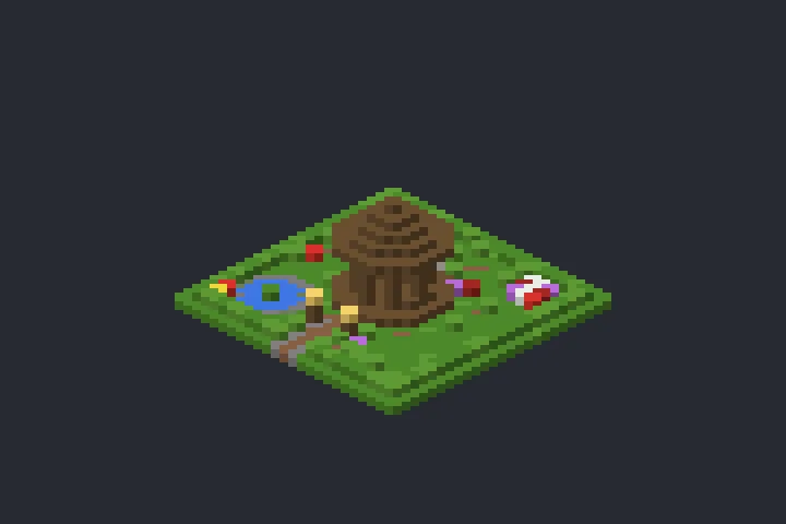 Gazebo do Jardim do Campo no Minecraft