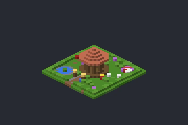 Gazebo do Jardim do Carvalho no Minecraft