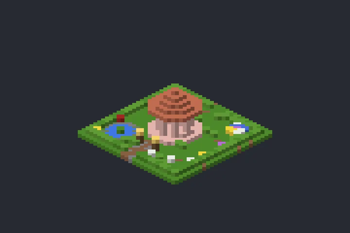 Gazebo do Jardim do Jardim no Minecraft