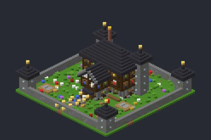 Grande Mansão da Lua no Minecraft