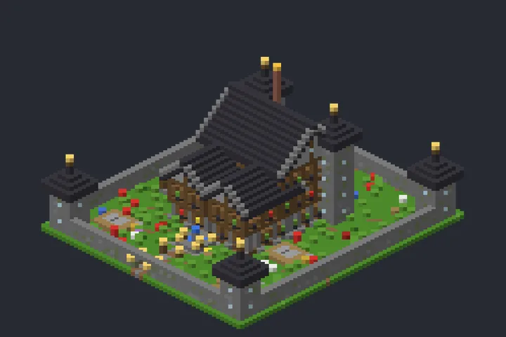 Grande Mansão da Primavera no Minecraft