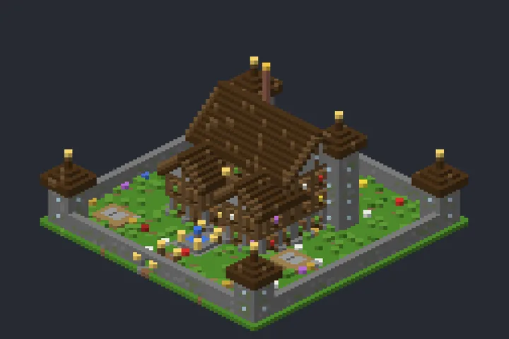 Grande Mansão da Trilha no Minecraft