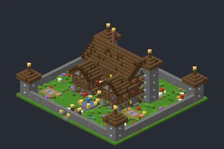 Grande Mansão do Salgueiro no Minecraft