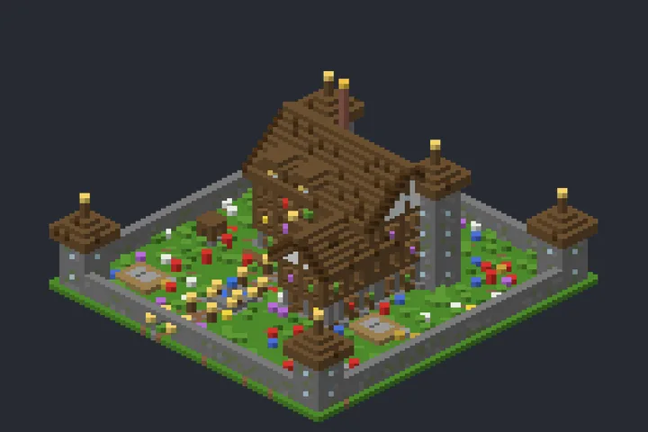 Grande Mansão do Vale no Minecraft