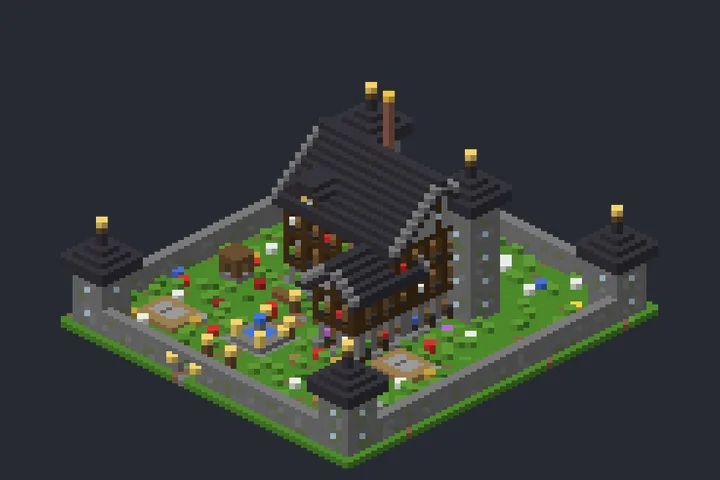 Grande Mansão do Verão no Minecraft
