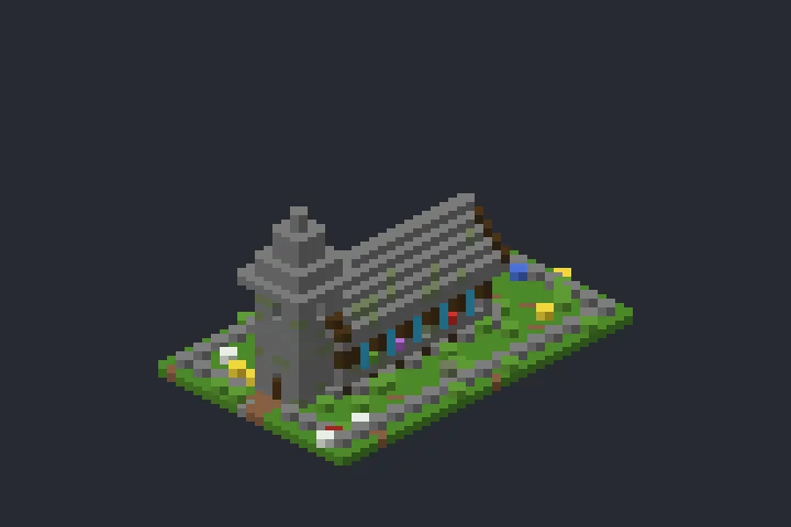 Igreja da Vila da Colina no Minecraft