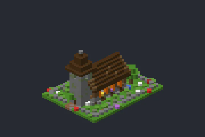 Igreja da Vila da Neblina no Minecraft