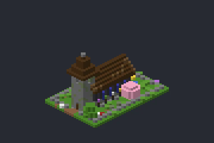 Igreja da Vila do Inverno no Minecraft