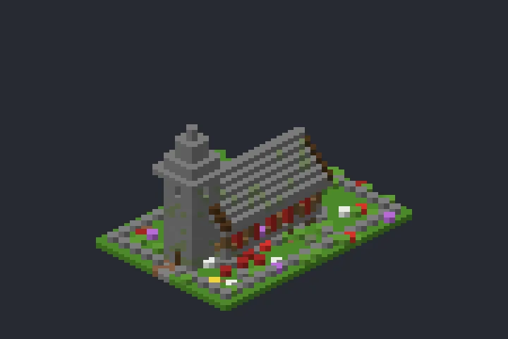 Igrejinha da Campina no Minecraft
