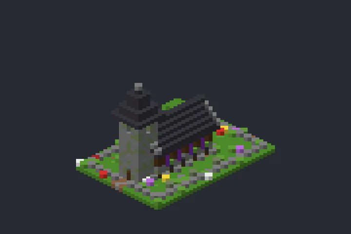 Igrejinha da Lua no Minecraft