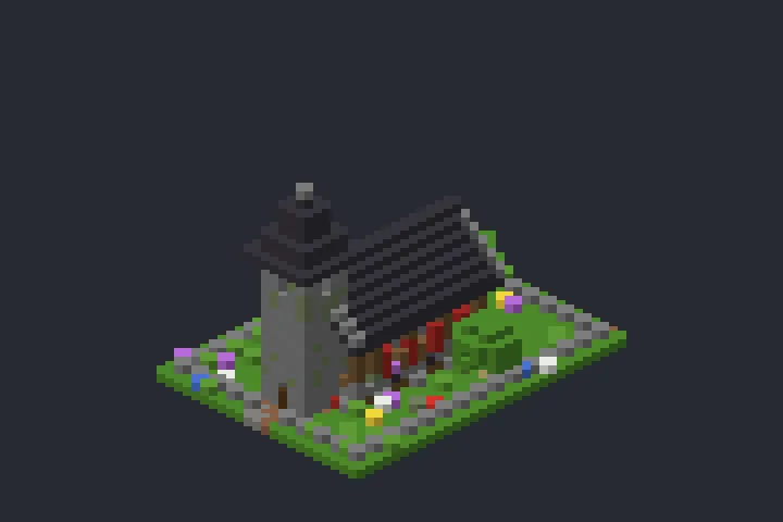 Igrejinha da Pedra no Minecraft