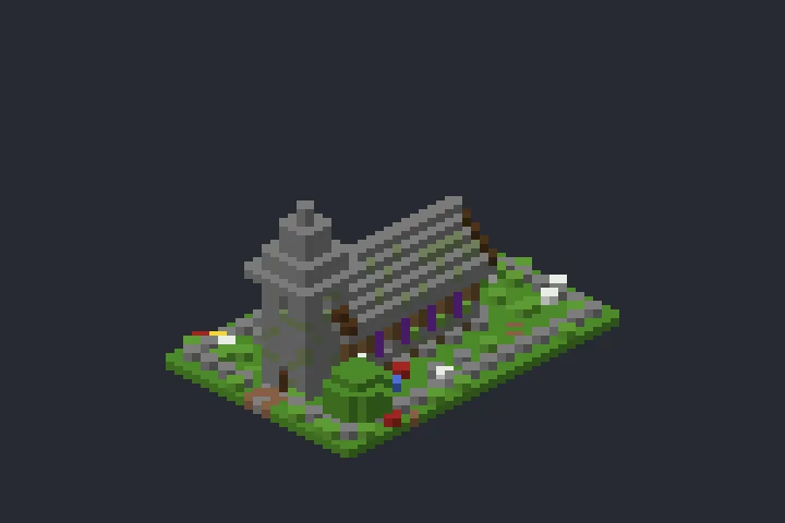 Igrejinha da Primavera no Minecraft