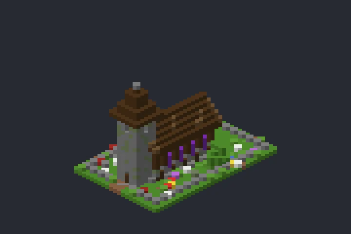 Igrejinha do Vale no Minecraft