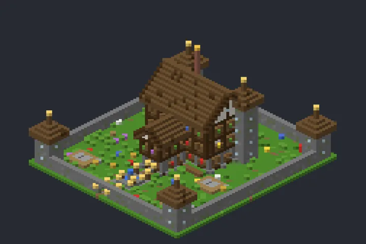Mansão do Senhor da Clareira no Minecraft