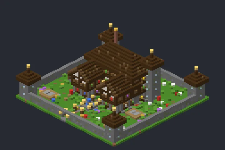 Mansão do Senhor do Carvalho no Minecraft