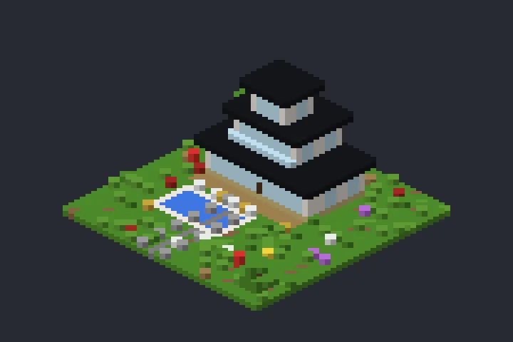 Mansão Moderna da Cascata no Minecraft