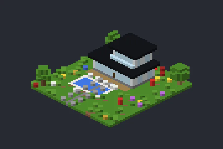 Mansão Moderna do Salgueiro no Minecraft