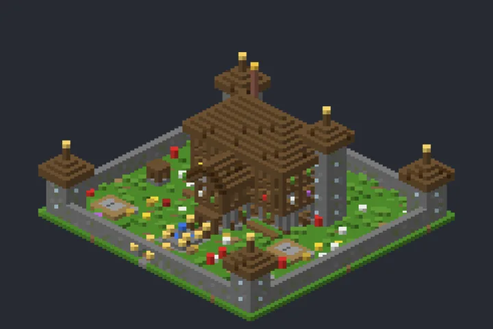 Mansão Real da Lua no Minecraft