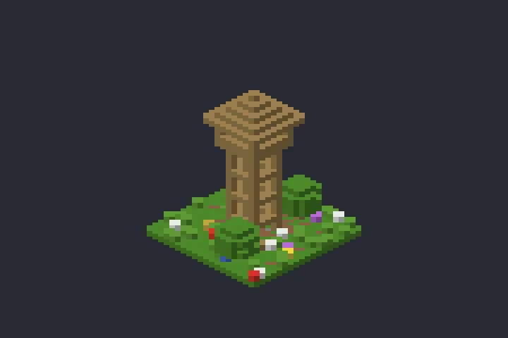 Mirante da Clareira no Minecraft