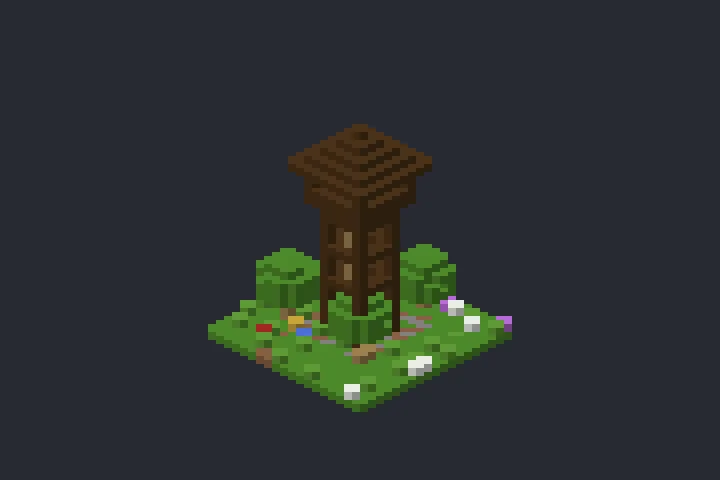 Mirante da Colina no Minecraft