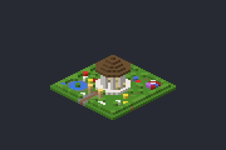 Mirante do Jardim da Enseada no Minecraft