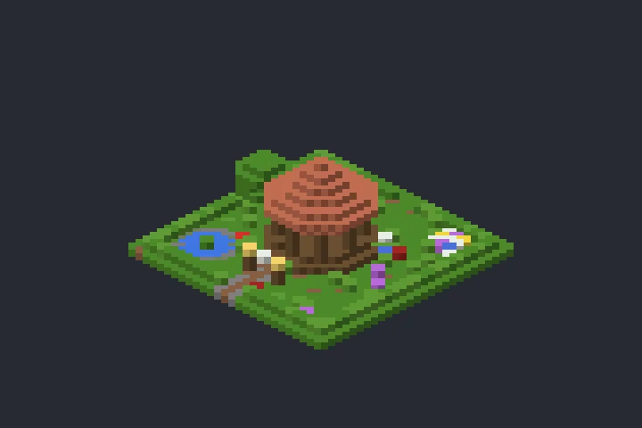 Mirante do Jardim das Hortênsias no Minecraft