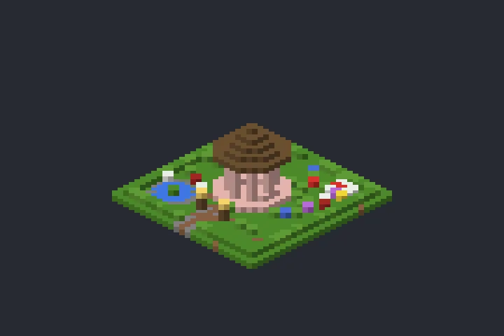 Mirante do Jardim do Recanto no Minecraft