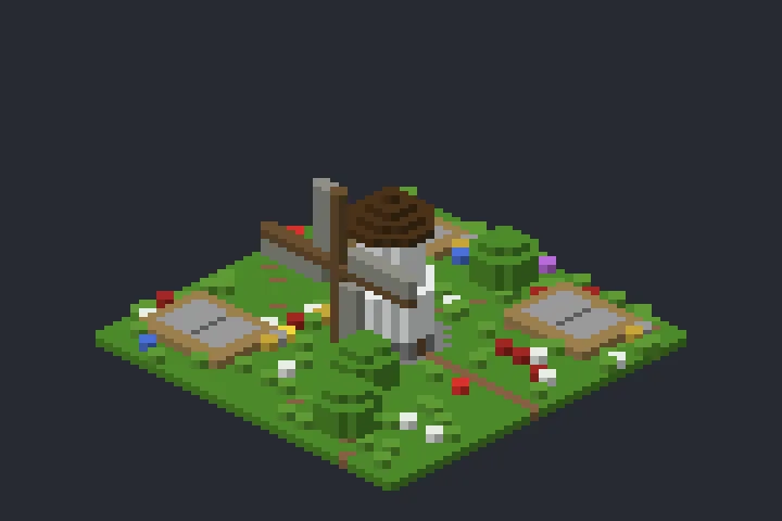 Moinho Antigo do Bosque no Minecraft