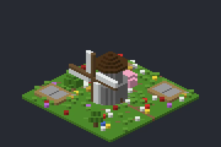 Moinho da Trilha no Minecraft