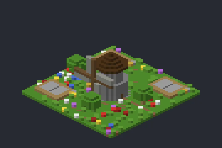 Moinho do Campo da Fonte no Minecraft