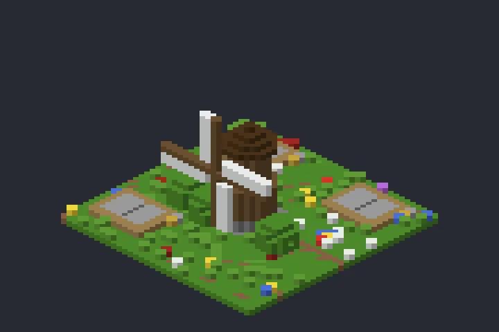 Moinho do Campo do Moinho no Minecraft