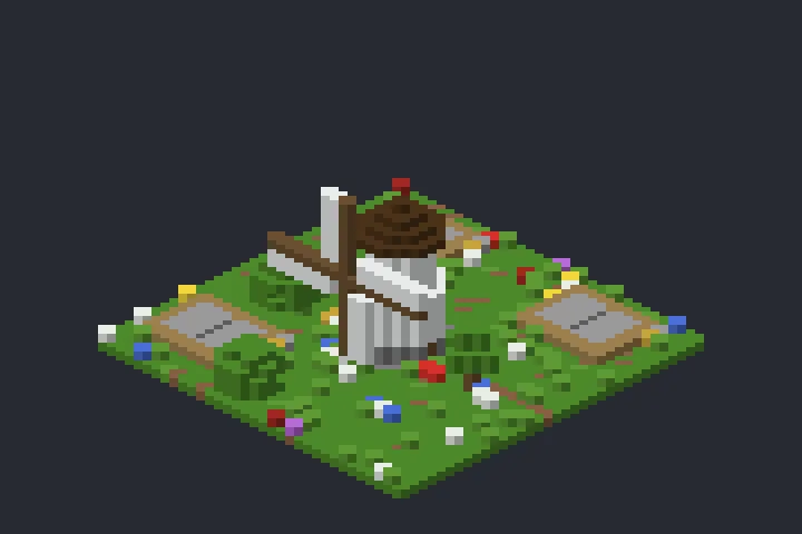Moinho do Rio no Minecraft