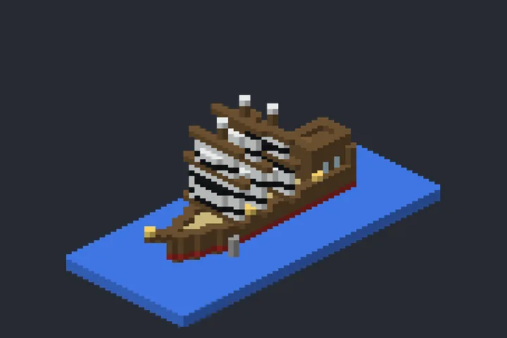 Navio a Vela do Ipê no Minecraft