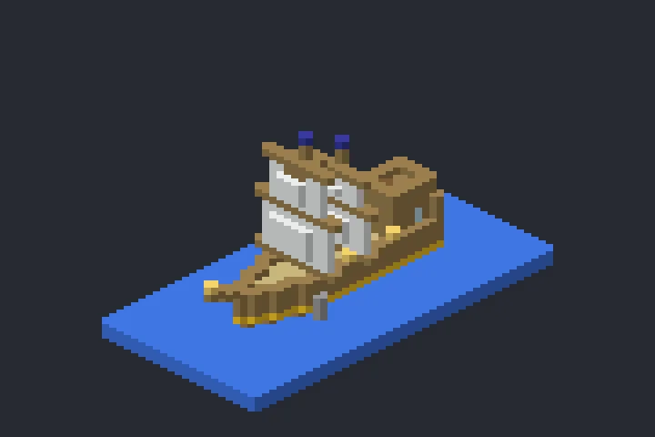 Navio Mercante da Brisa no Minecraft