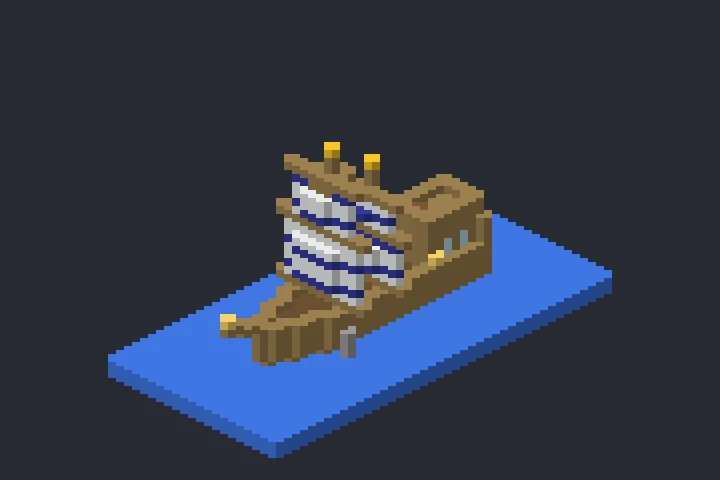 Navio Mercante da Lua no Minecraft