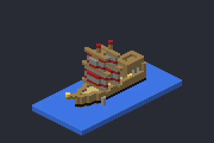 Navio Mercante do Mirante no Minecraft