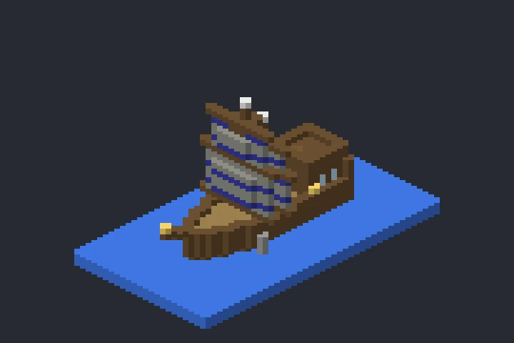 Navio Mercante do Moinho no Minecraft