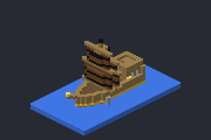 Navio Mercante do Sol no Minecraft