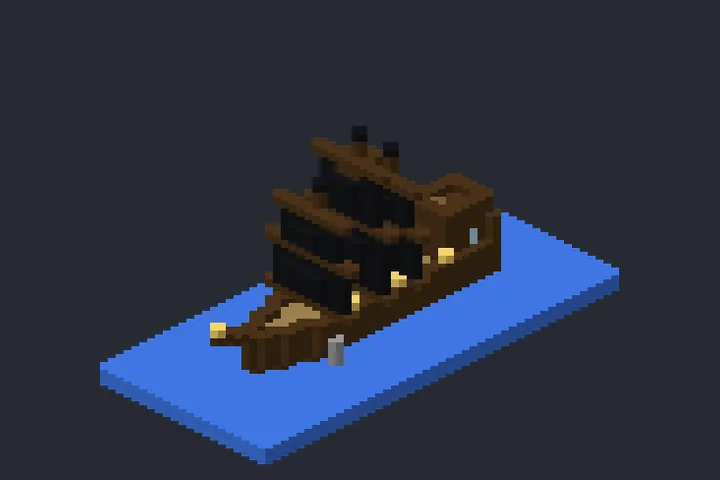 Navio Mercante do Vale no Minecraft