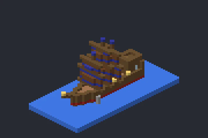 Navio Pirata do Campo no Minecraft