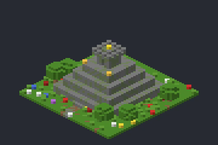 Pirâmide Antiga da Lagoa no Minecraft