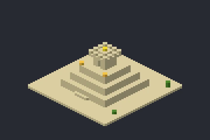 Pirâmide Antiga da Pedra no Minecraft