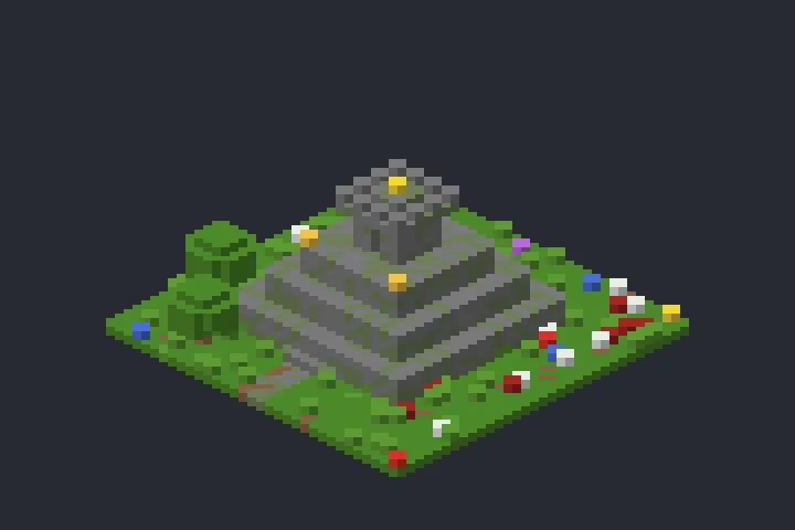 Pirâmide Antiga do Campo no Minecraft