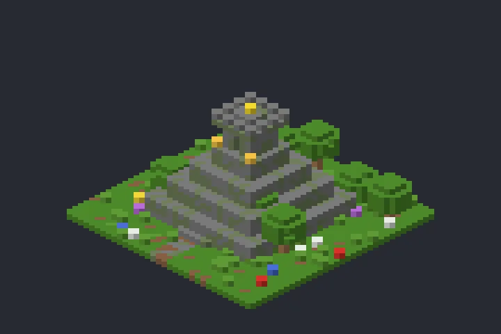 Pirâmide Antiga do Ipê no Minecraft