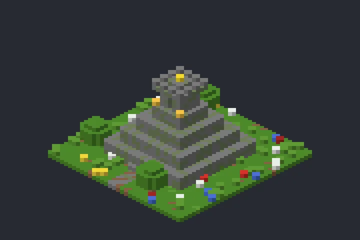 Pirâmide Antiga do Jardim no Minecraft