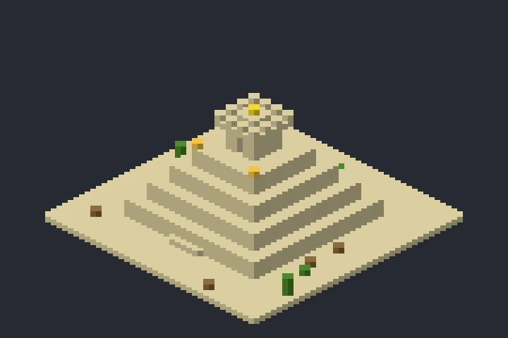 Pirâmide Antiga do Sol no Minecraft