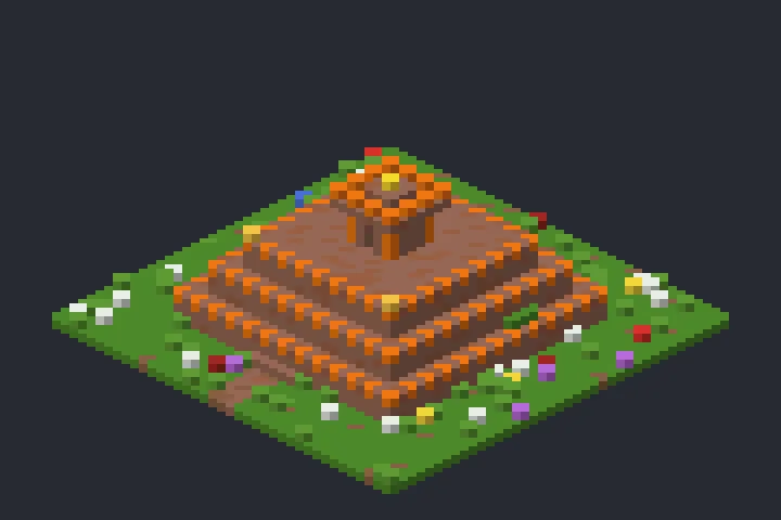 Pirâmide Antiga do Vale no Minecraft