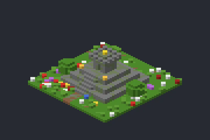 Pirâmide da Clareira no Minecraft