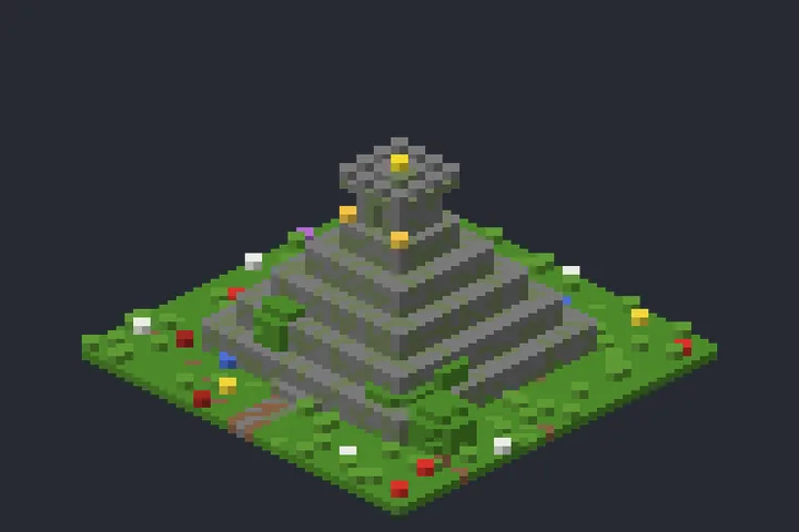 Pirâmide da Trilha no Minecraft