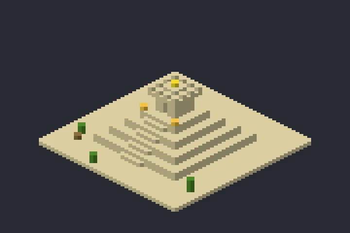 Pirâmide do Bambuzal no Minecraft